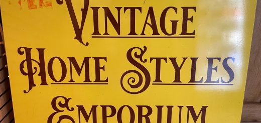 Vintage Home Styles Emporium Sign